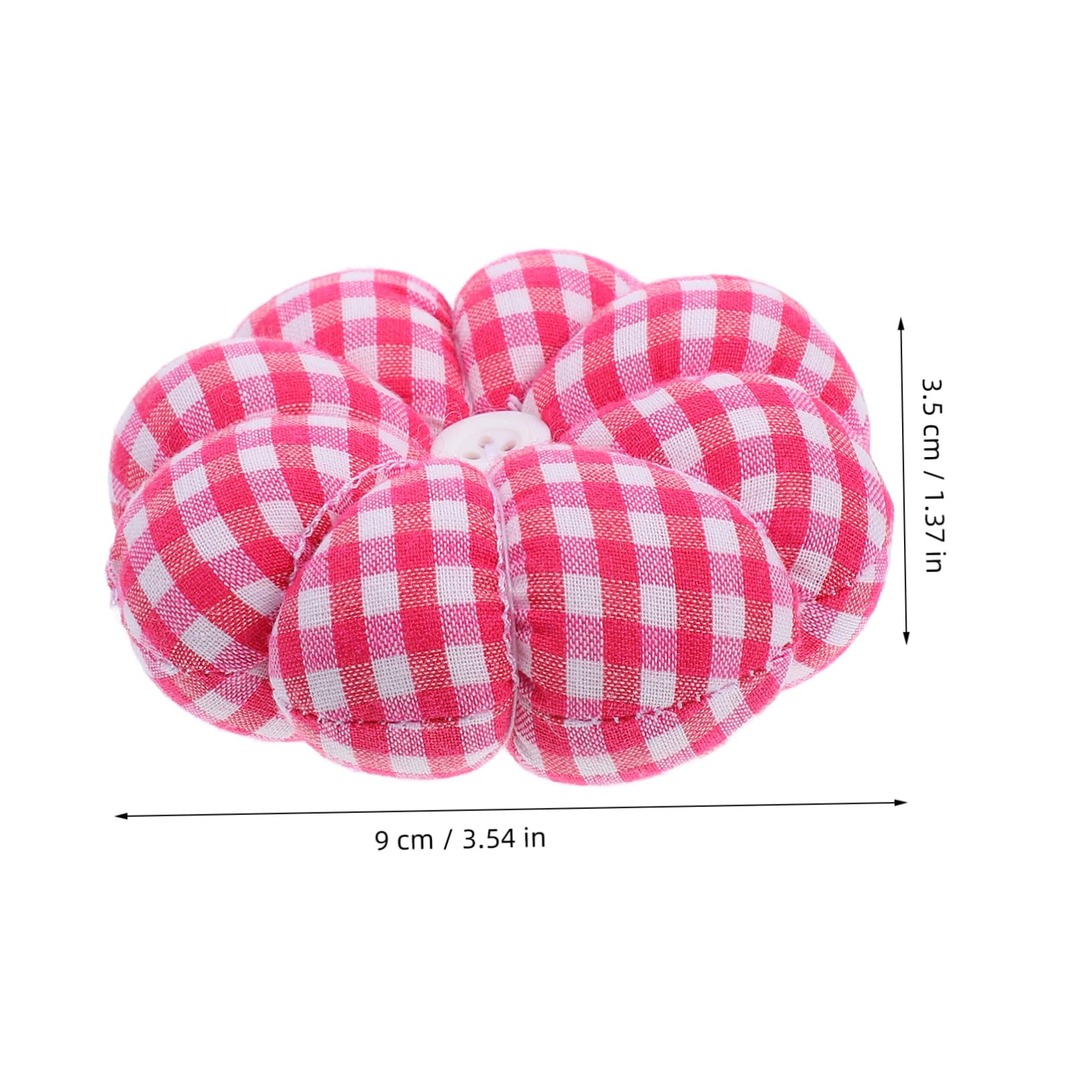 Veemoon Pin Pack Cushions Seam Sew Embroidered Colored Stitcher Quilting Delicate Pin Cushion Embroidery Supply Pin Cushion Small Pin Pads Rosy Fabric