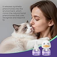 Vista 5 de Cat Calming Diffuser Kit (2 Diffusers + 4 Refills) – Pheromone Behavior Support for Scratching, Peeing, Meowing, Hiding, Urine Marking & Aggression