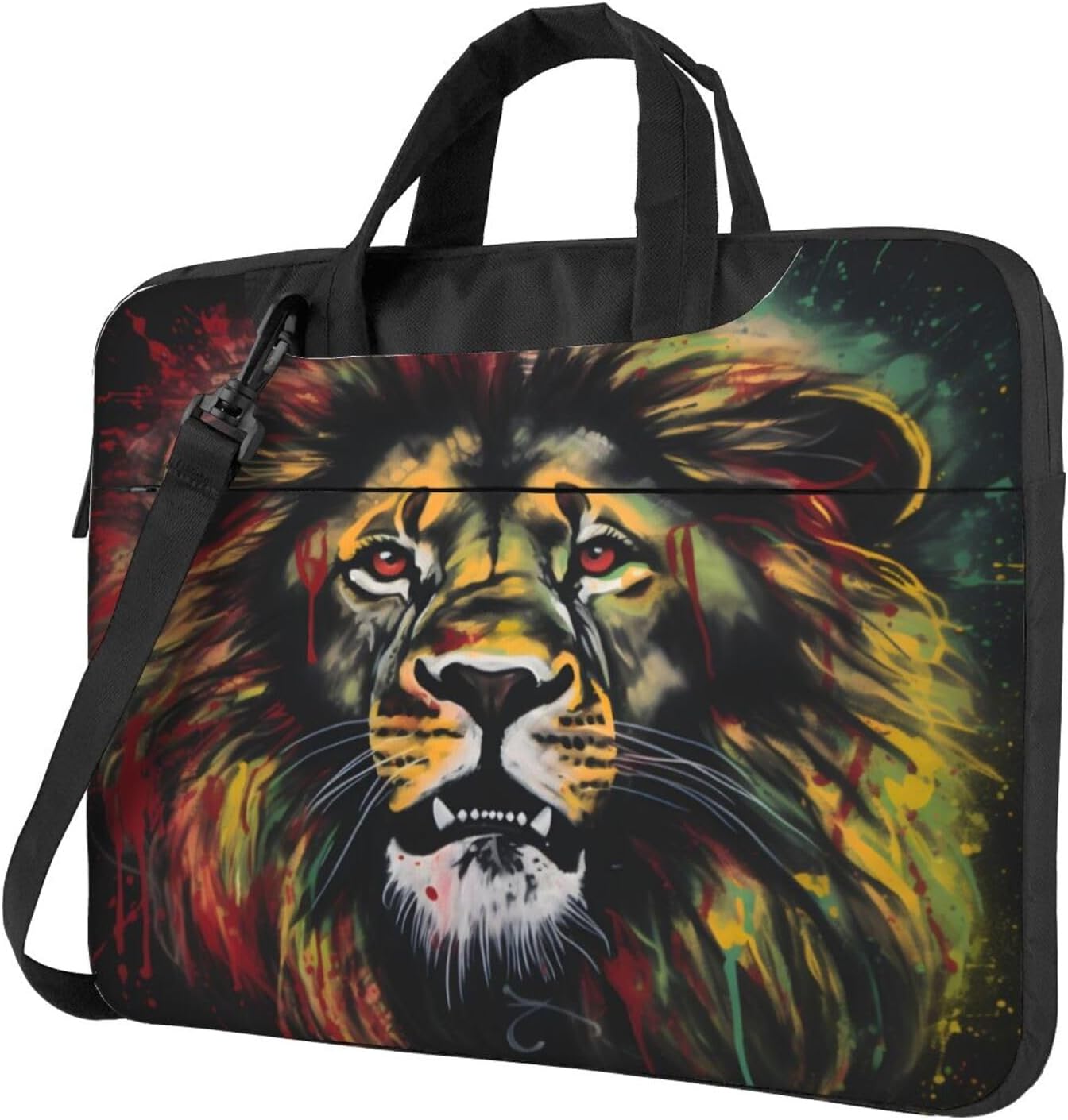 Red Satan Baphomet Laptop Bag, Laptop Case Shoulder Messenger Bag Briefcase Computer Bag for Men Women