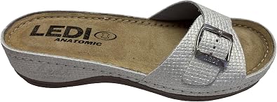 Ledi Anatomic 407 Leather Slip-on Womens Ladies Comfort Sandals Mule Clogs Slides Slippers Shoes