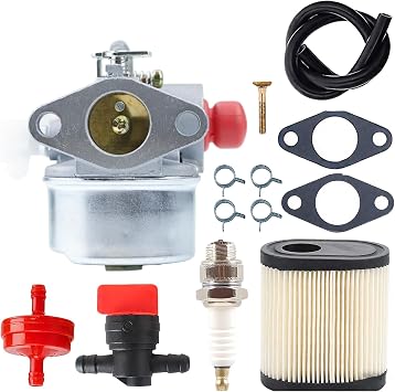 640350 Carburetor for Craftsman 917.387282 917.388040 143.013802 for Tecumseh 640303 640262 640271 640172, Compatible with 4.5HP-6.75HP Engine, Replacement Carb for Lawn Mower Models