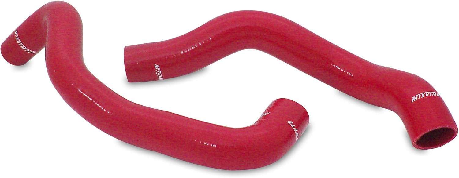Mishimoto MMHOSE-MUS-94RD Silicone Water Hose Kit Fits Ford Mustang GT Cobra 1994-2004 Red