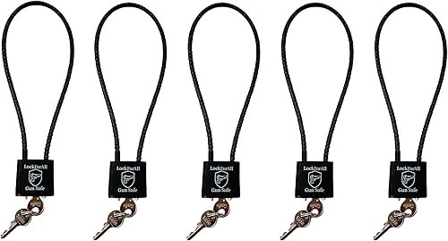 Miniatura 6 de Cable Gun Locks with Keys Hunting Sports- Keyed Alike 15" Cable Gun Safe Lock CA DOJ Approved for Pistols, Handguns, Rifles, and Shotguns, Home,