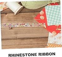 Vista 9 de Tiras de diamantes de imitación autoadhesivas para manualidades, 1 rollo de banda de diamantes de imitación para proyectos de bricolaje