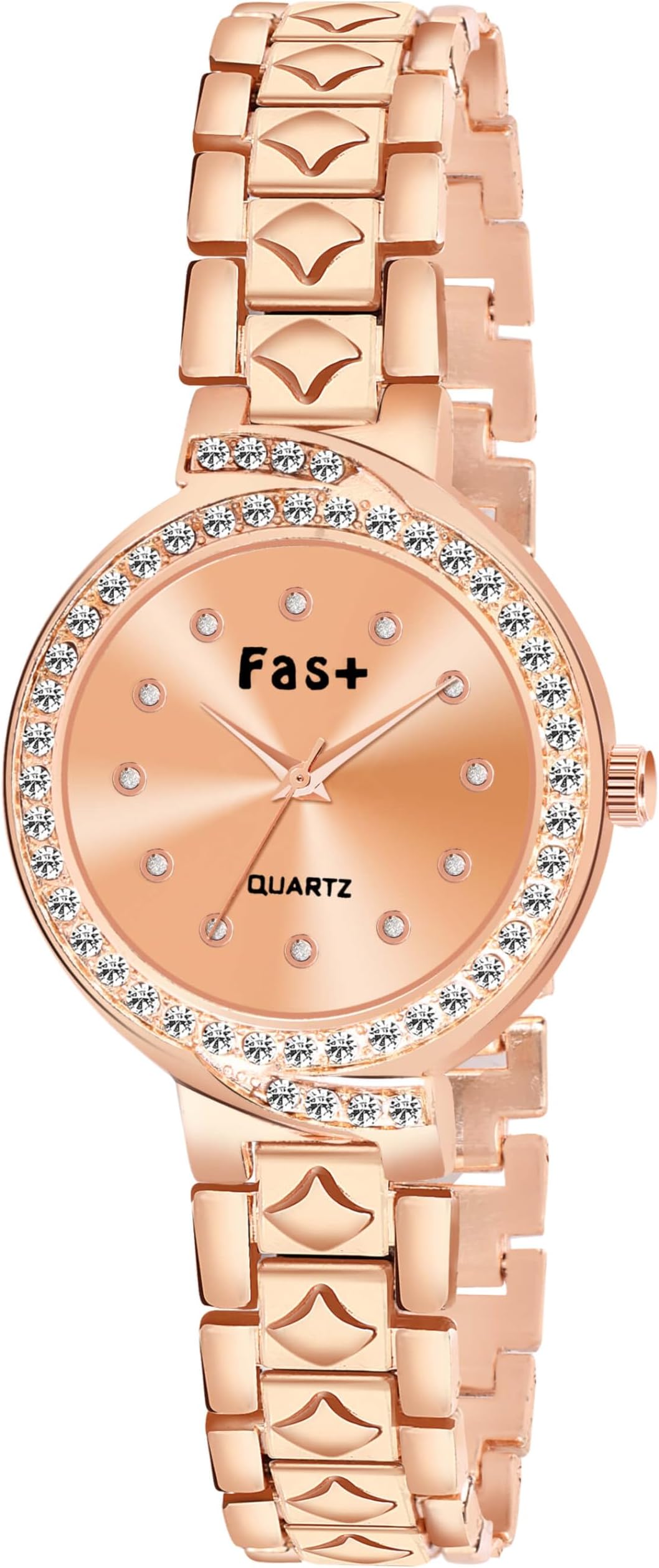 Flower Print Dial Quartz Wrist Watches for Women and Girls Watch 10-410