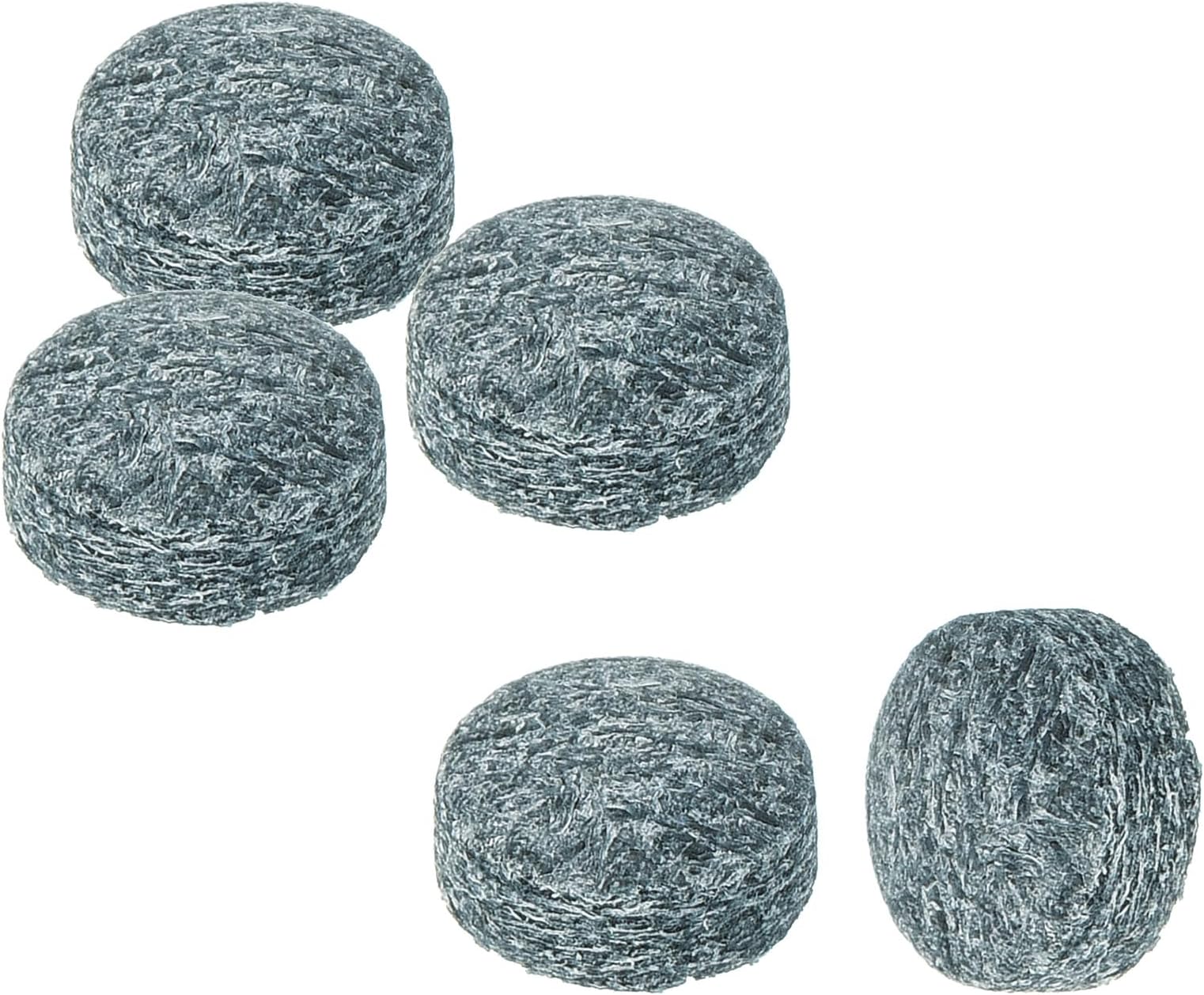 9mm Dia Pool Cue Tips, 5 Pack Pool Billiard Cue Tips Pool Stick Replacement Tips Pool Stick Tips Snooker Cue Tips, Grey