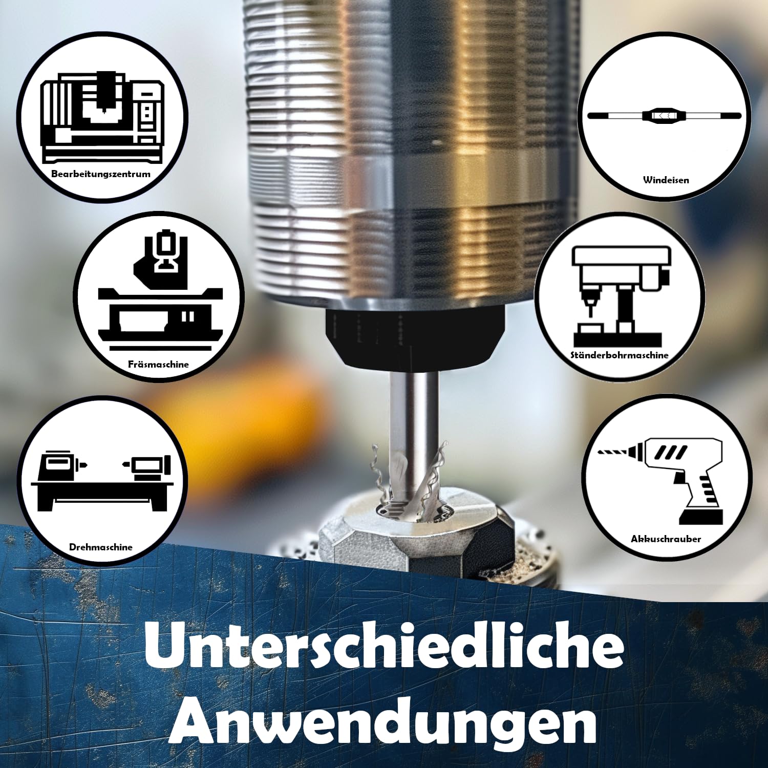Gewindeschneider M3-M30 HSSE Trapano per Filettature Universale Foro Cieco Maschio Manuale e Macchina