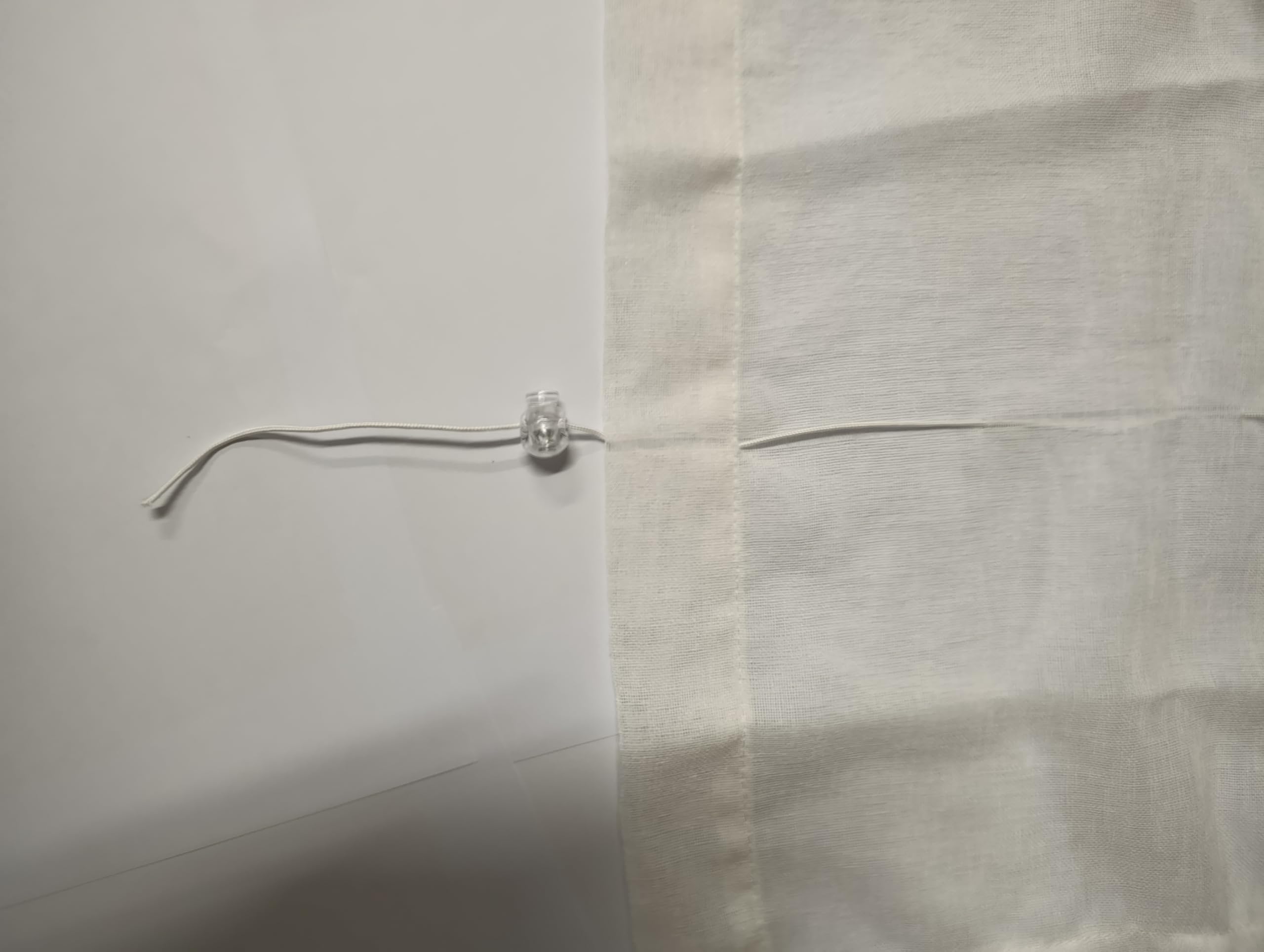 Tende a Pacchetto Misto Lino 2 Pannelli 45X150 Bianco