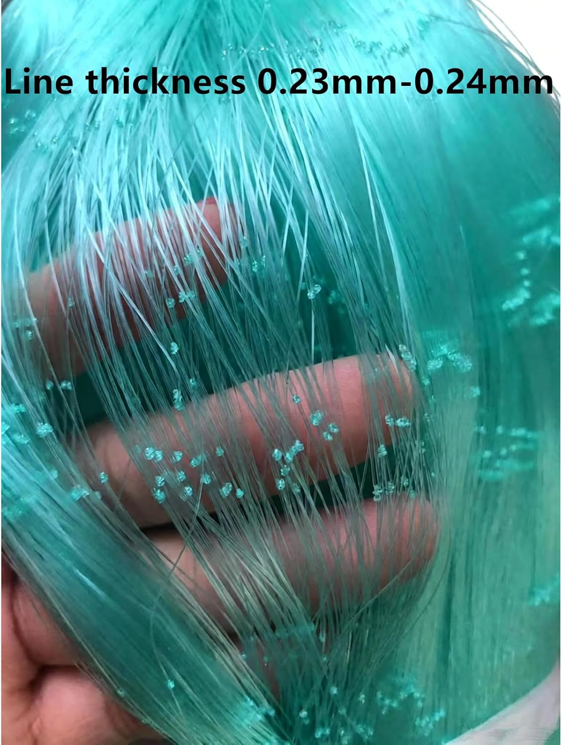 Fishing Gill Net Semi-Finished Nylon Monofilament Fish Net for Bait Trap