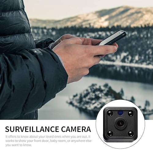 Miniatura 6 de HEALLILY 1080P Wireless HD Camera 155 Wide Angle Camera Mini Sensor Night Vision Camera Portable Security Camera