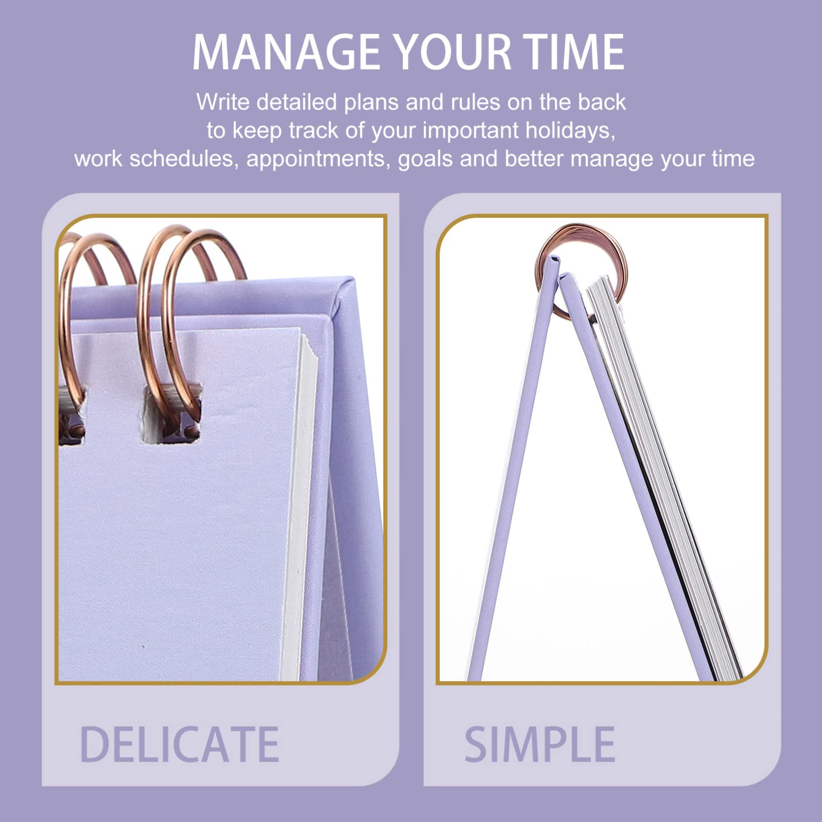 TOYANDONA Mini Calenier De Bureau 2022-2023 Calenier Mensuel Small