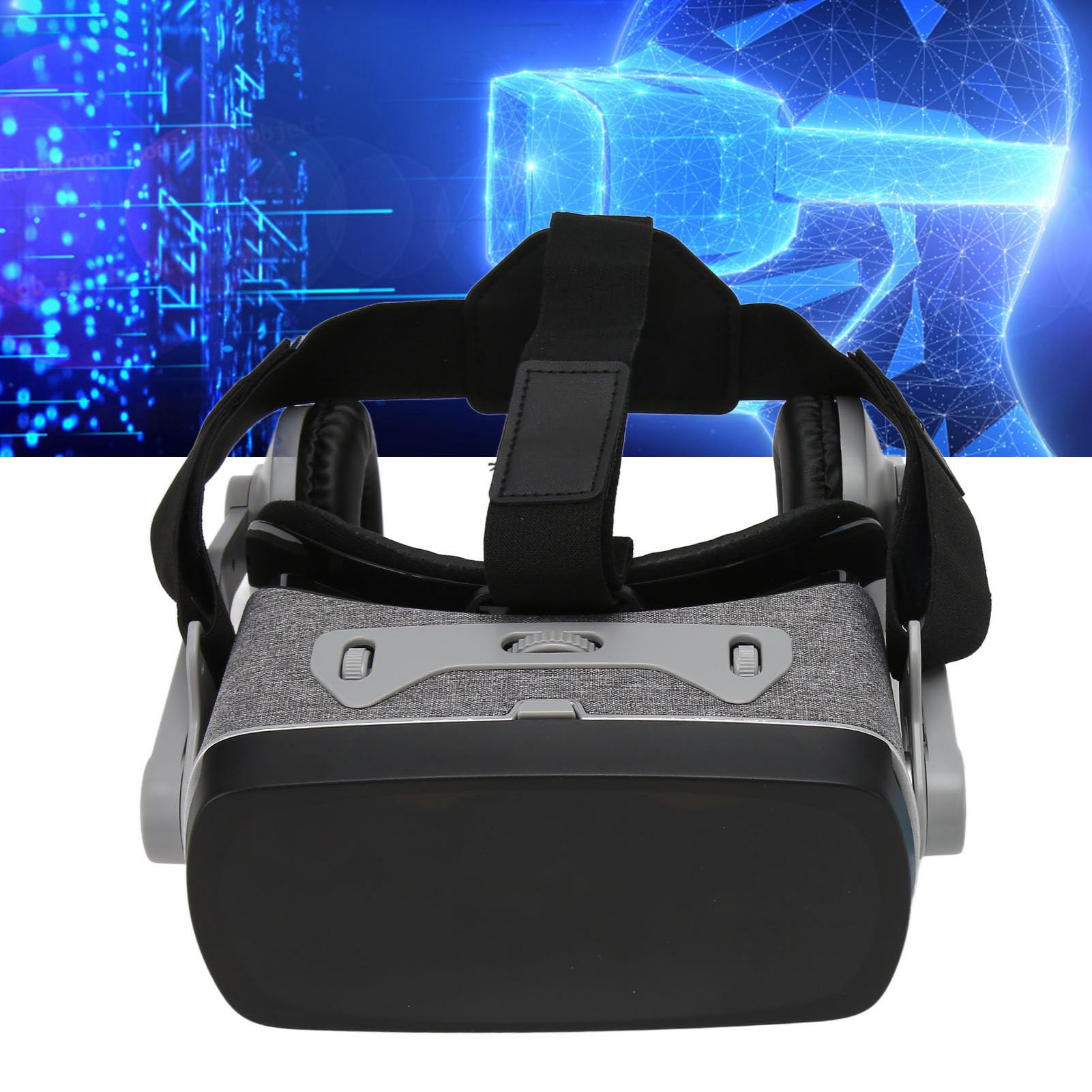 Cuffie VR Occhiali di realtà Virtuale Universali Premium per la Visualizzazione di Film in 3D Giochi per Smartphone da 3,5 a 7 Pollici