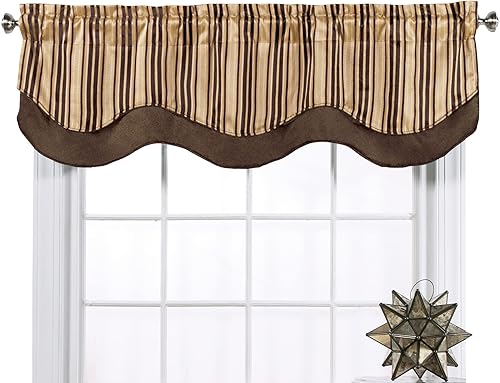 Miniatura 4 de Collections Etc Windsor Jaquard - Cenefa en capas Color azul