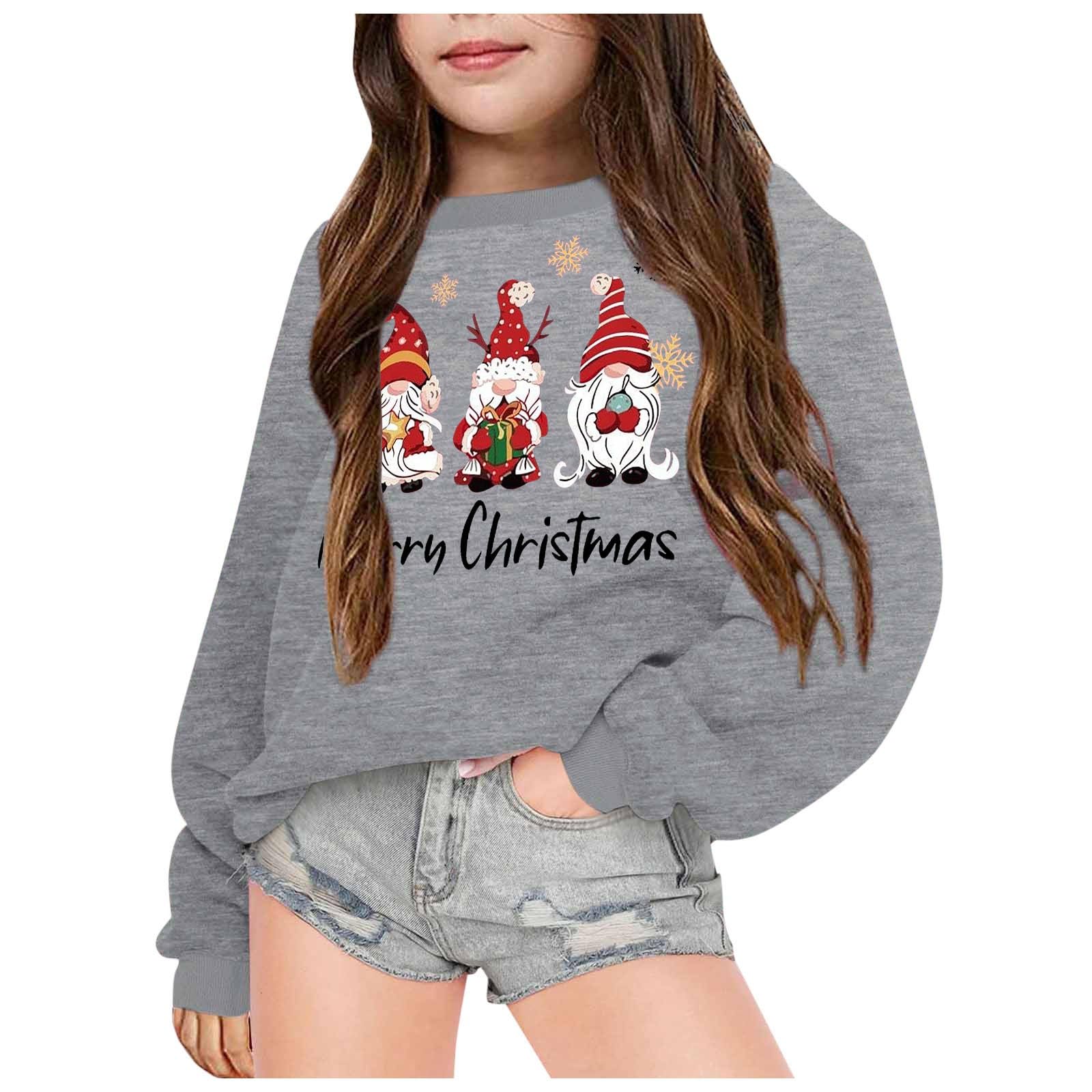 Weihnachts-Hoodie Für Mädchen – Mit Kapuze, Weich & Festlich Bedruckt
