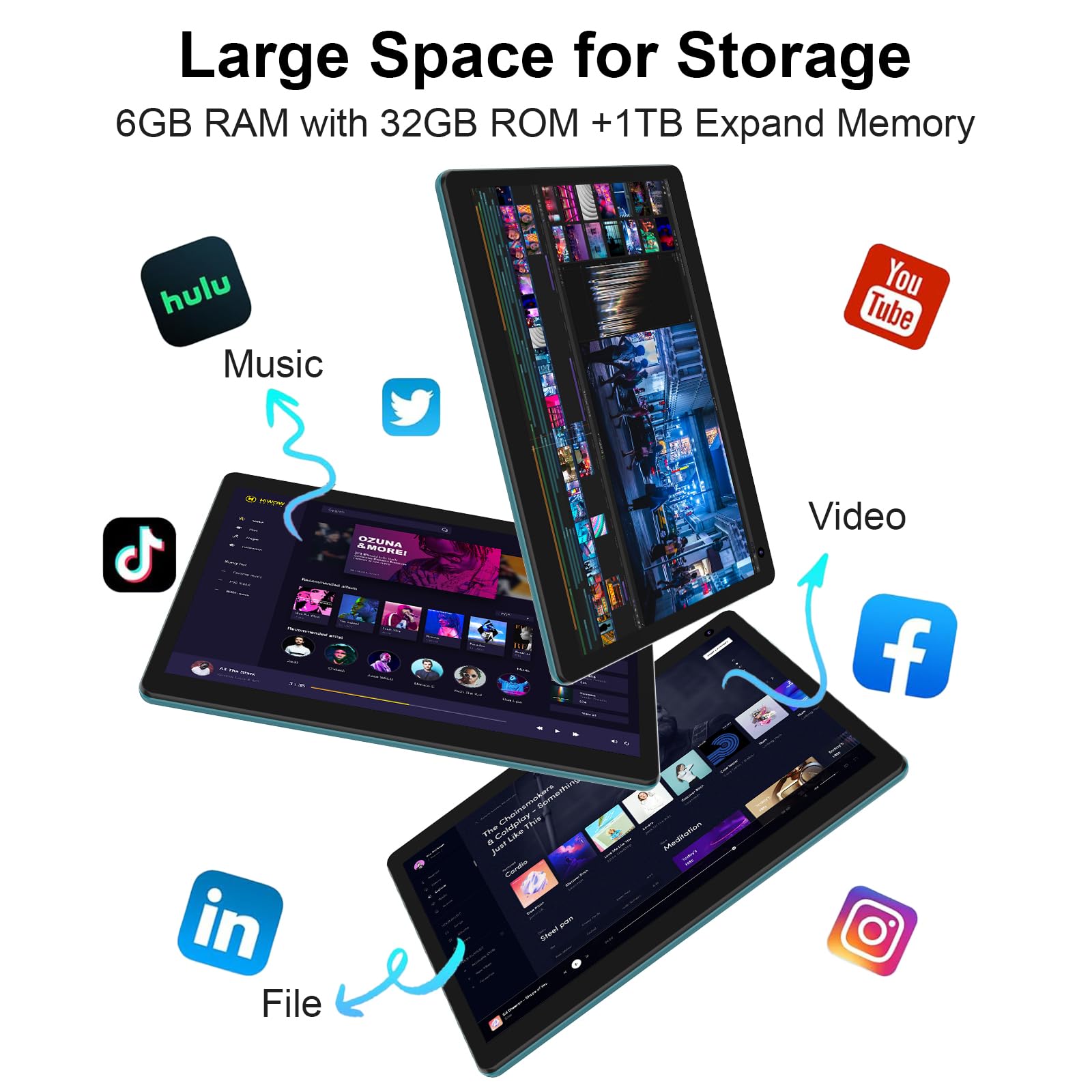 Amazon.com : Android 15 Tablet with Case and Stylus, 10 inch