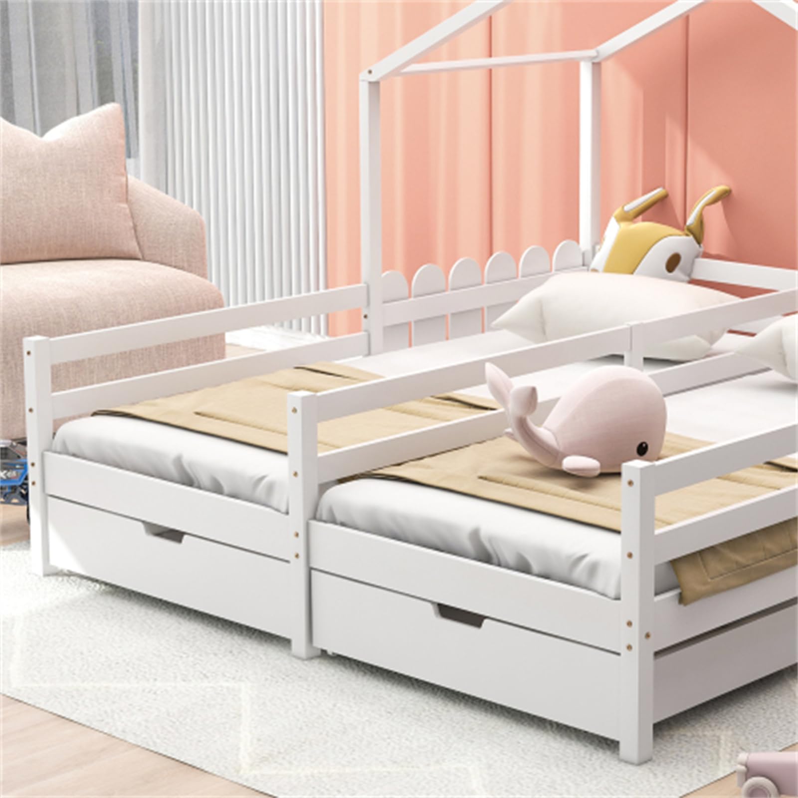 Lit Double 160x200 Avec Coffre Hydraulique, Tables De Chevet, Ports USB Et éclairage - Velours Gris/naturel, Sommier Lattes - 9