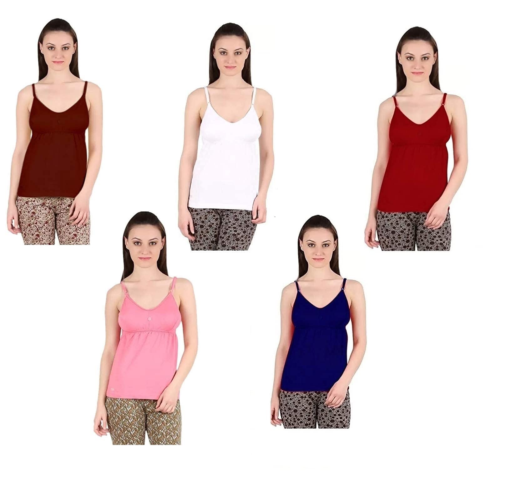 gmr Women's/Girls Bra Camisole Combo Pack of 5 - (S,M,L,XL,XXL)-picture-22