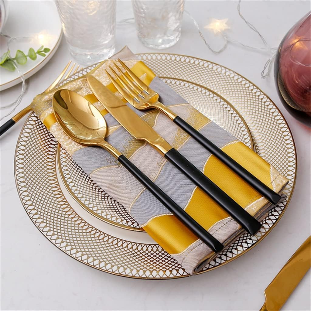 4 Pcs Napkin Cloth Hotel Special Table Square Towel mat Napkin Western(C)