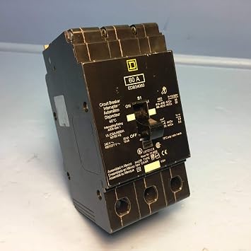 Bolt On Circuit Breaker 3P 60 Amp 277/480VAC/125/250VDC