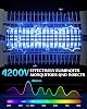Electric Bug Zapper Indoor/Outdoor 4200V, Fly Zapper, Mosquito Killer, Hanging Mosquito Lamp, 6.6FT Power Cord, Electric UV Insect Killer Waterproof for Garden Patio Backyard