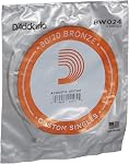 D'Addario 80/20 Bronze Wound Acoustic Guitar String - .024