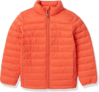 Amazon Essentials Boys and Toddlers Lightweight Water-Resistant Packable Puffer Jacket