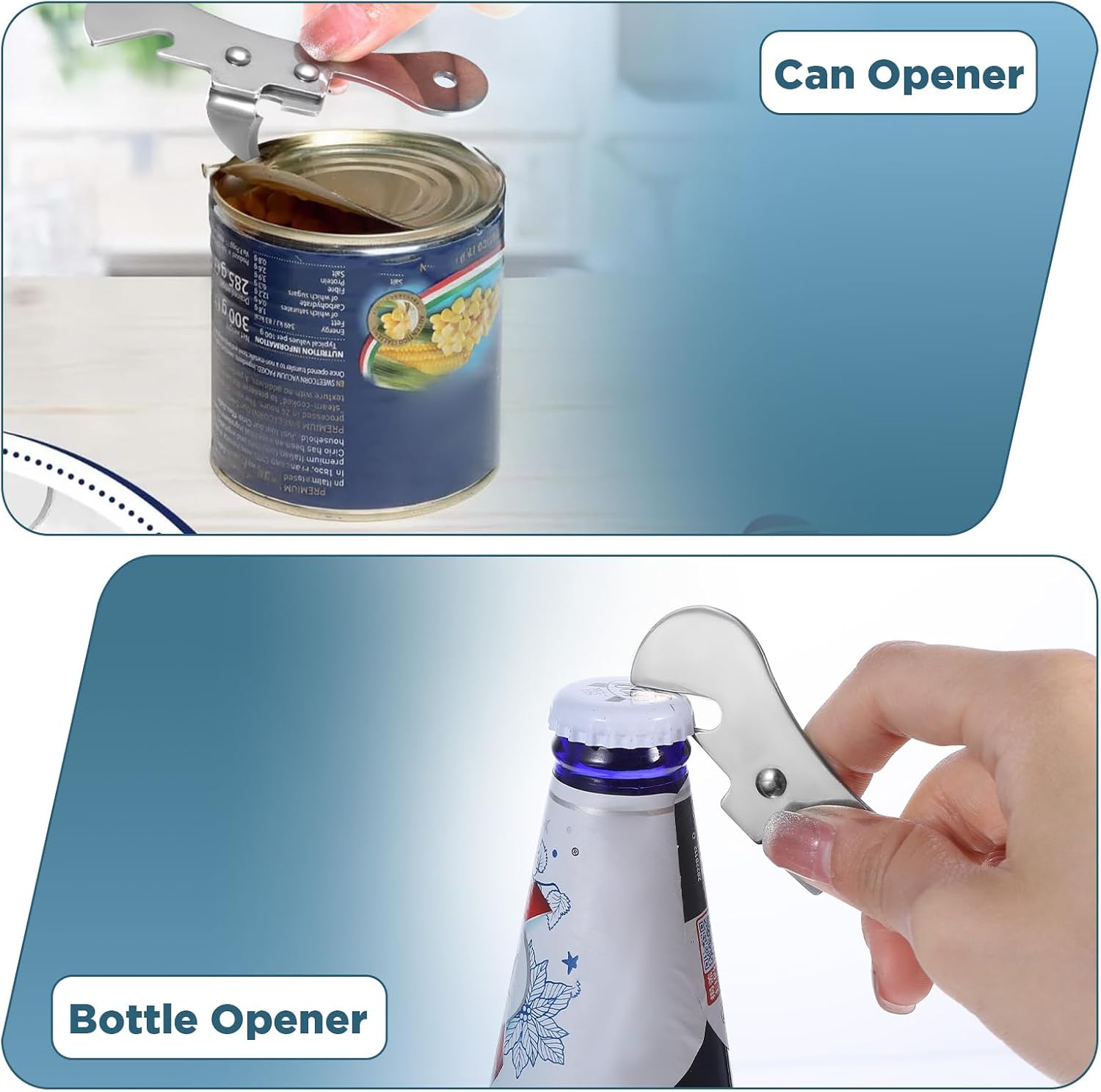 3 Pcs Can Opener Manual Camping Can Opener image 5