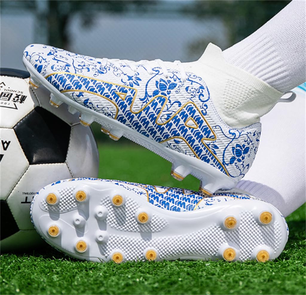 Buty do piłki nożnej, buty sportowe, buty do piłki nożnej, buty High Top Spike Cleats buty treningowe dla mężczyzn i młodzieży