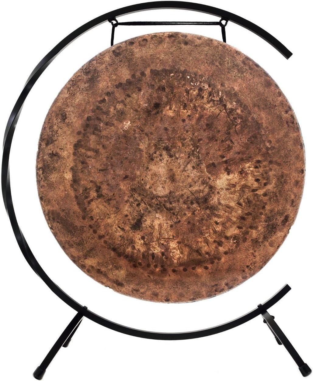 30" to 32" Chinese Gongs on Paiste Floor Stand - Includes Gong, Mallet, & Stand/Handmade Bronze/Strong & Sturdy Iron/Great for Kundalini Meditation & Sound Healing