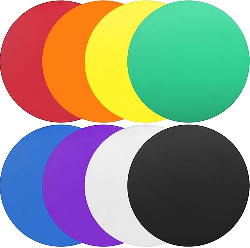 Miniatura 8 de Chuangdi 8 almohadillas de goma para abridor de tarros, posavasos redondos de 5 pulgadas, almohadillas de aislamiento térmico, antidesgarros