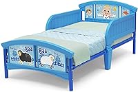 Vista 13 de Delta Children Cama de plástico para niños pequeños, CoComelon + Delta Children Twinkle Galaxy Colchón de doble cara para cuna y niño pequeño