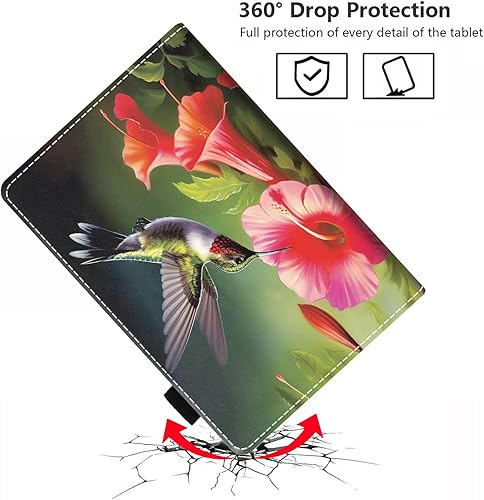 Miniatura 5 de Funda para tablet Tienda Fire HD 10 y Fire HD 10 Plus (11 generación, versión 2021)  Funda de piel sintética de alta calidad con encendido