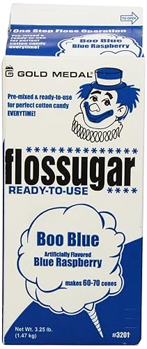 Gold Medal Flossugar-3.25lbs.52oz.,BOO-BLUE,Frambuesa azul
