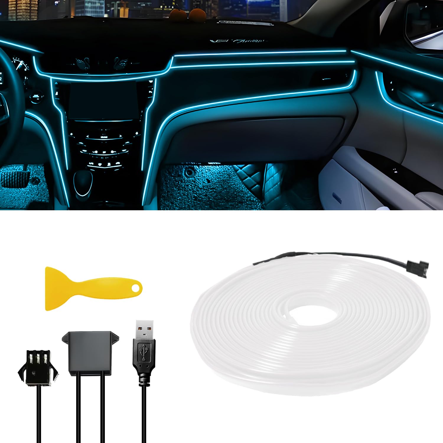 Striscia LED Neon 7.5 W/m Regolabile 220V AC 120 LED/m Semicircolare 180&ordm; Bianco Caldo IP67 Su