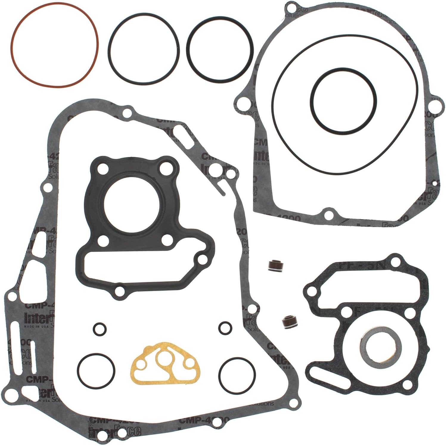 Vertex 808878 Complete Gasket Kit Compatible with/Replacement for Yamaha YFM50 Raptor 50cc 2004-2008
