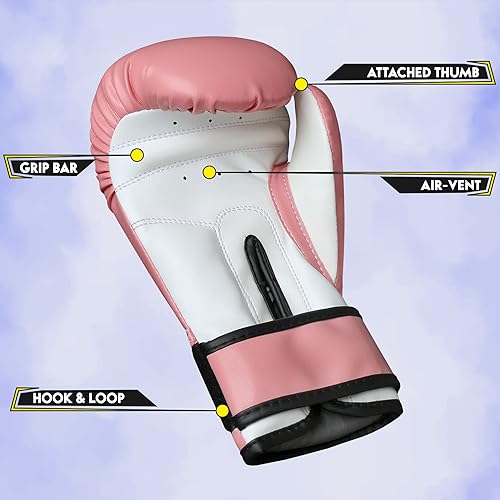 Miniatura 2 de Farabi Sports Guantes de boxeo para niños de 4, 6, 8 onzas, guantes de boxeo para niños, guantes de boxeo juveniles, guantes de boxeo para niños y