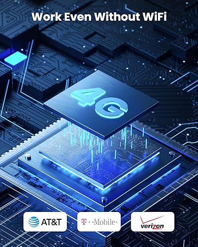 Miniatura 2 de Cámara de seguridad solar celular celular 4G LTE inalámbrica para exteriores, cámara 2K no necesita WiFi con tarjeta SIM, vista completa de 360,