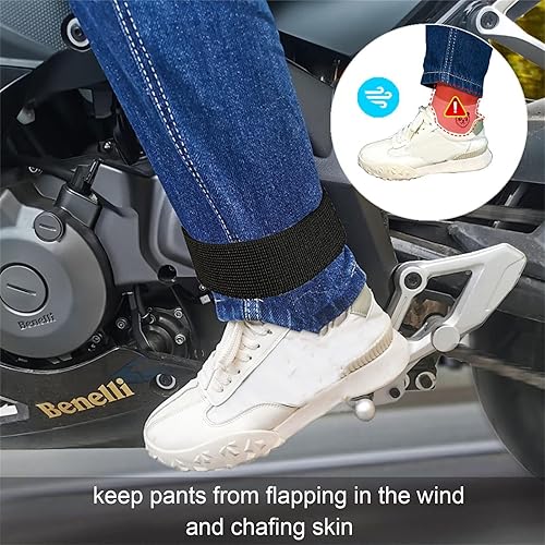 Miniatura 5 de Correas negras elásticas militares para botas vaqueras, correas tácticas ajustables militares para caza, jardinería, senderismo, ciclismo, pesca,