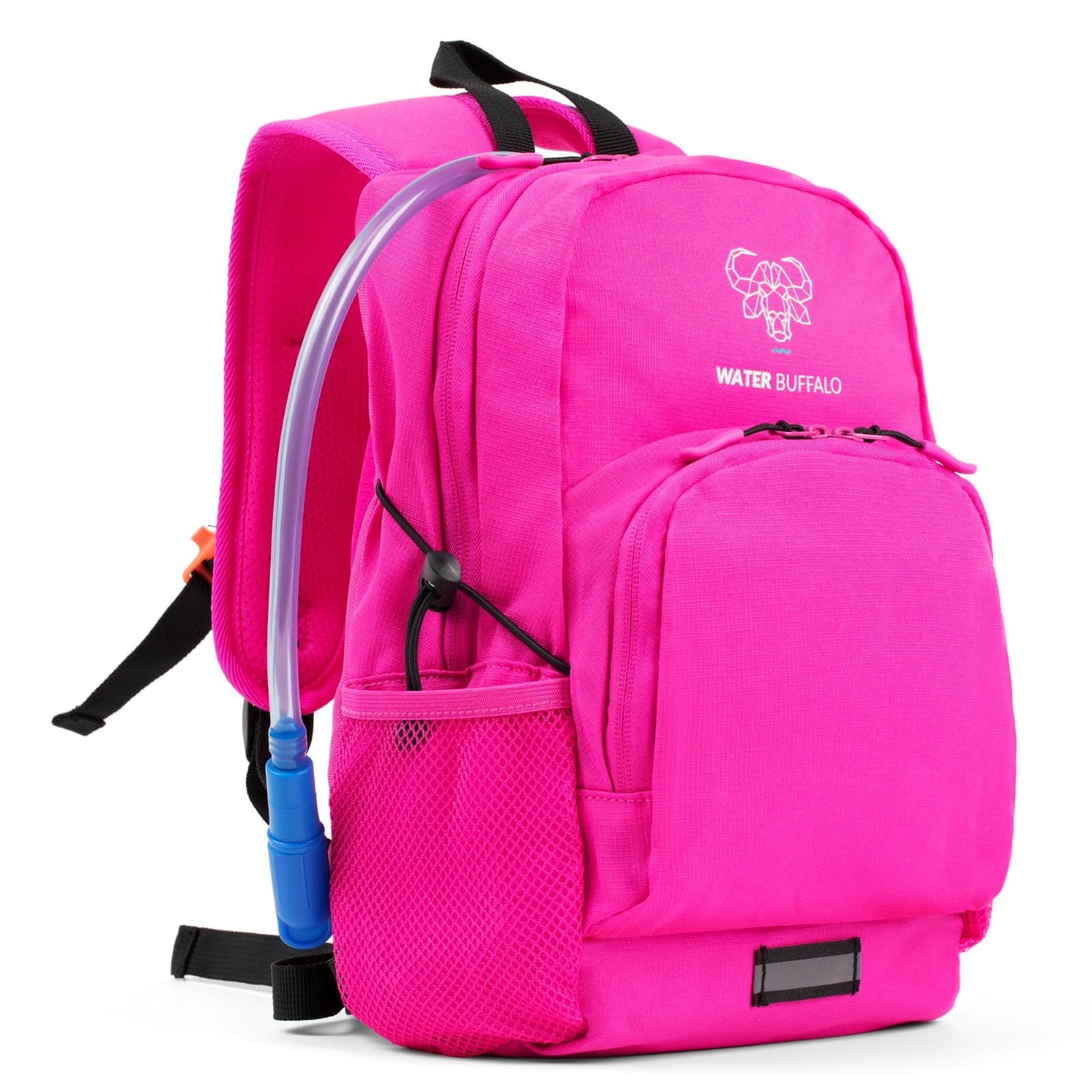 Water Buffalo Mini Sherpa Kids Hiking Backpack & Hydration Backpack, with 1.5L Bladder, Adjustable Fit, Reflective Trim