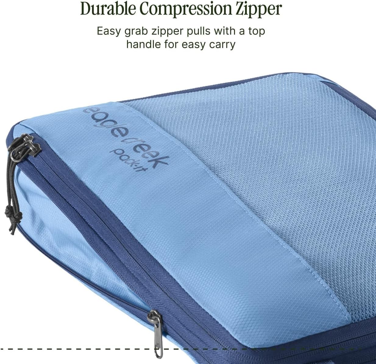 Eagle Creek Pack-It Isolate Compression - Lightweight Cube for Optimizing Luggage Space - Easy-Grab Zipper - Convenient Top Handle - Recycled Materials - Small