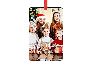 Personalized Christmas Picture Ornaments 2024