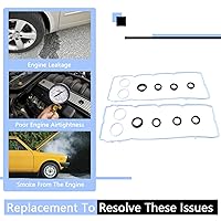 Vista 2 de Juego de juntas de tapa de válvula - Compatible con 2011-2020 3.6L V6 Avenger Challenger Durango Grand Caravan Journey Ram ProMaster 1500 2500 3500