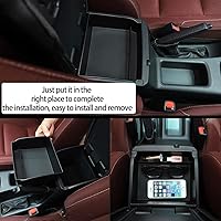 Vista 6 de Caja de almacenamiento para reposabrazos de automóvil, accesorios compatibles con Toyota Hilux REVO Hilux SR5 AN120 AN130 120 130 2015-2020