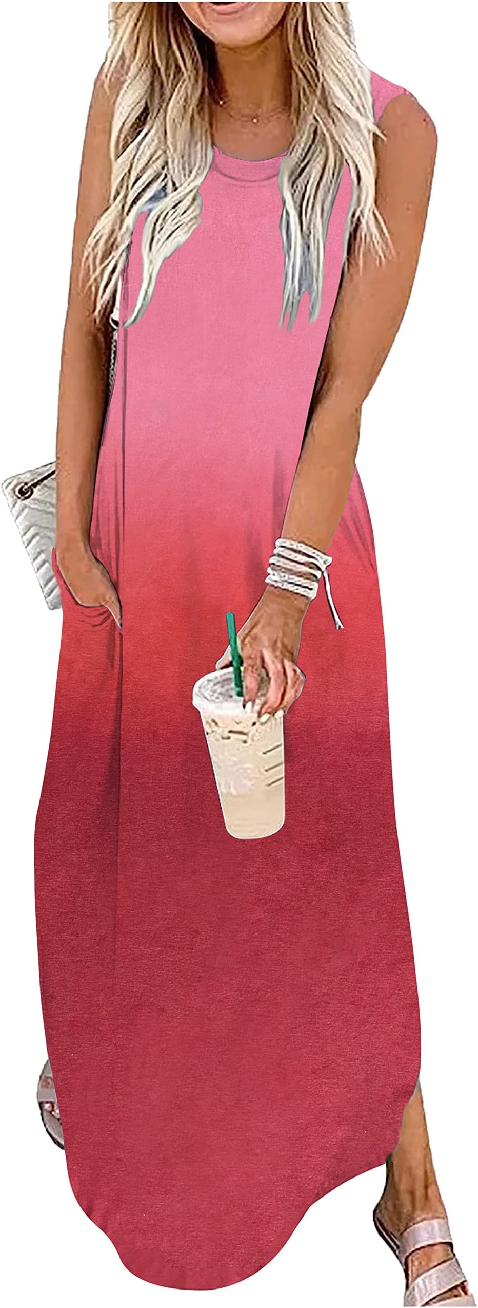 CHUNTIANRAN Maxi Dresses for Women Summer Outfits Boho Beach Long Dresses Casual Sundresses Resort Wear for Women 2026