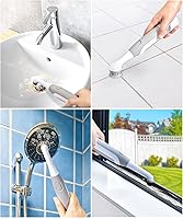 Vista 8 de kHelfer Cepillo de Limpieza Eléctrico con Energía de Batería, KH6A Pequeño Cepillo Eléctrico para Lechada y 5 Cepillos de Repuesto, Ligero