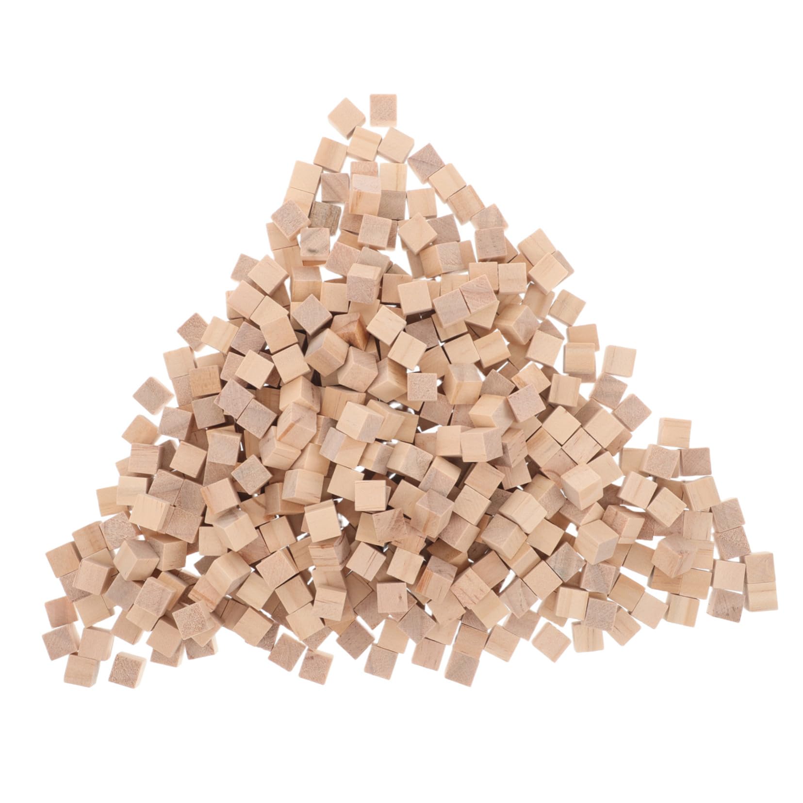 Blocs de bois carrés pour loisirs créatifs en famille ORFOFE