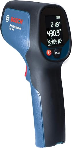 Bosch Metal GIS 500 Industrial Temperature Measuring Device -30?C to +500?C (Only for Industrial uses)