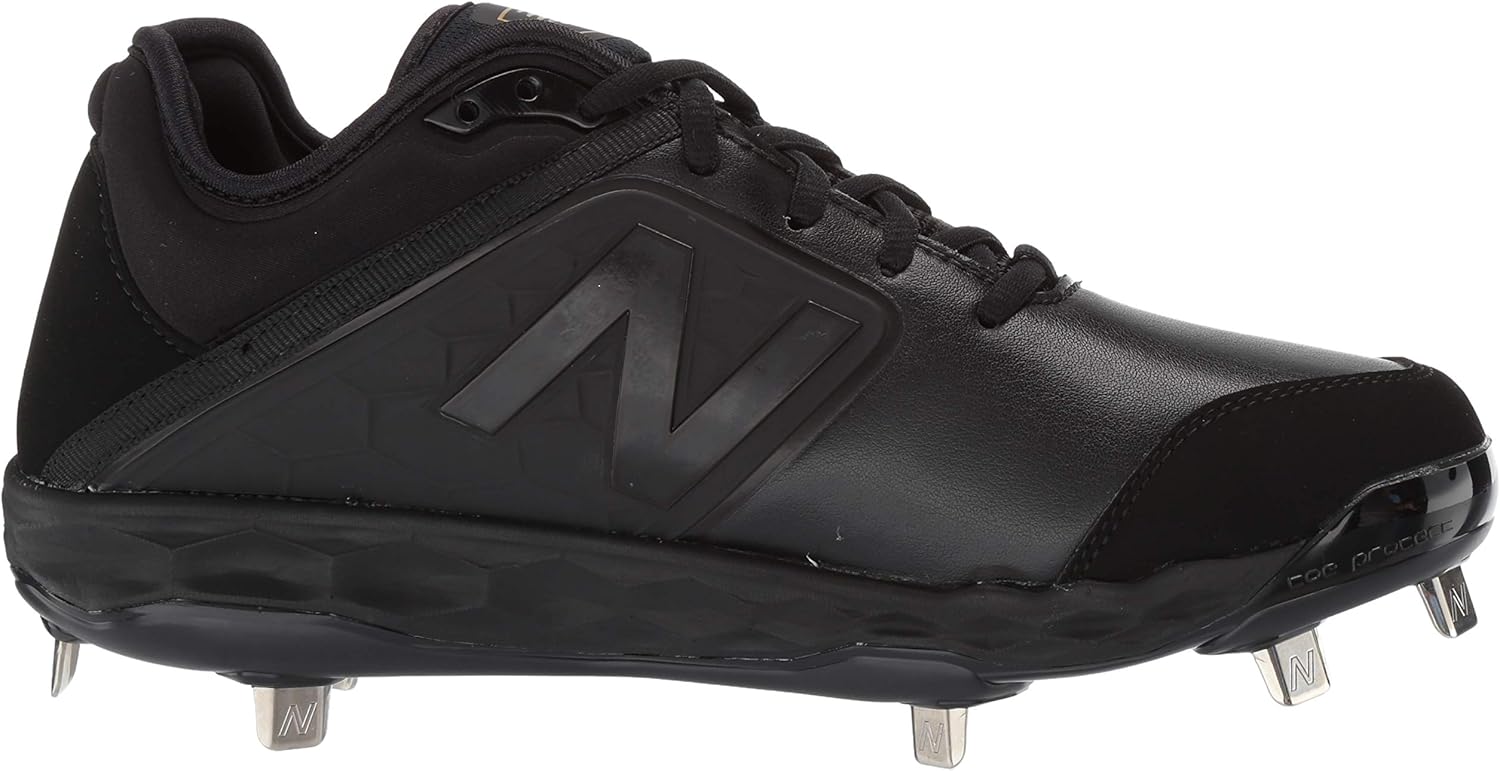 New Balance Men's 3000 V4 Metal Baseball Shoe 16 Black/Black