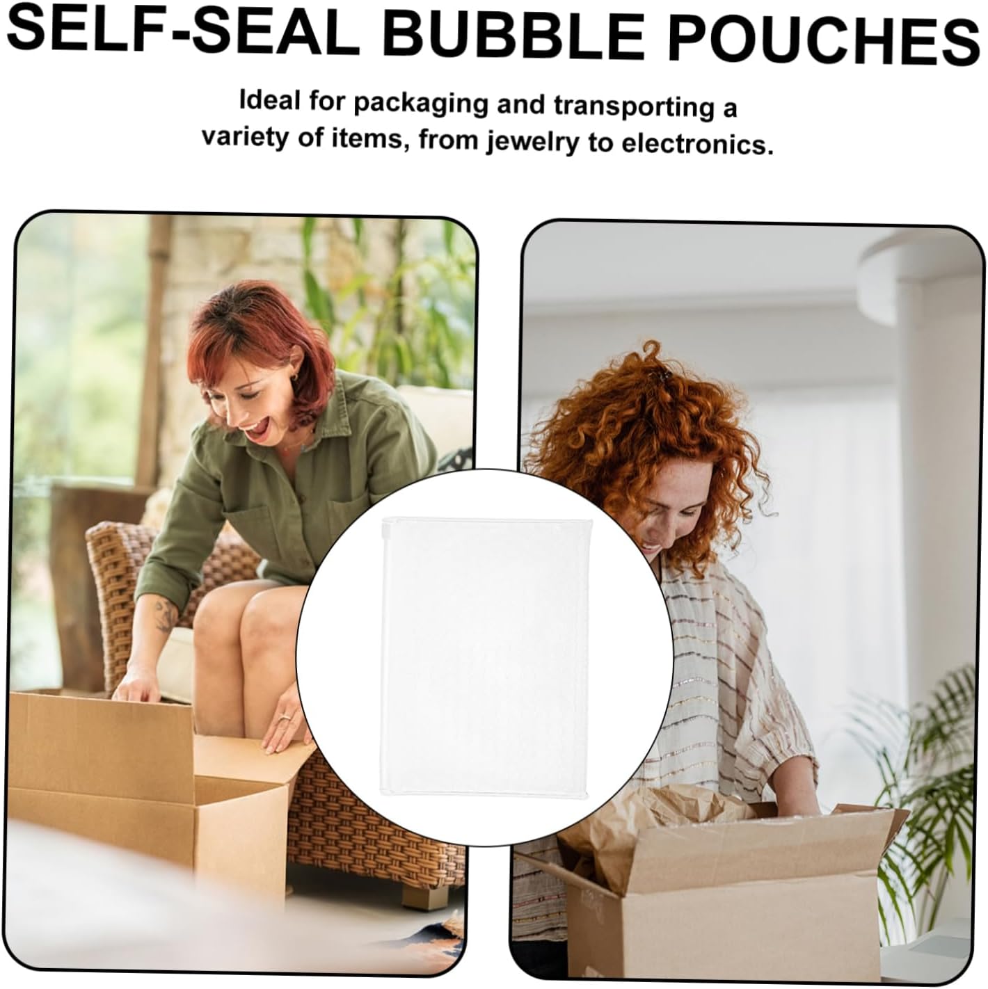 Pouches 10pcs Large Bubble Mailers Self-seal 8.5 x 11.5 Inches for Shipping
