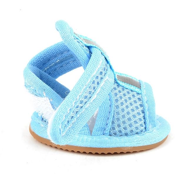 Foto 4 de 8 de ZUNEA Botas para Perros Pequeños Verano Protectores de Patas Malla Transpirable para Cachorros Ajustables…